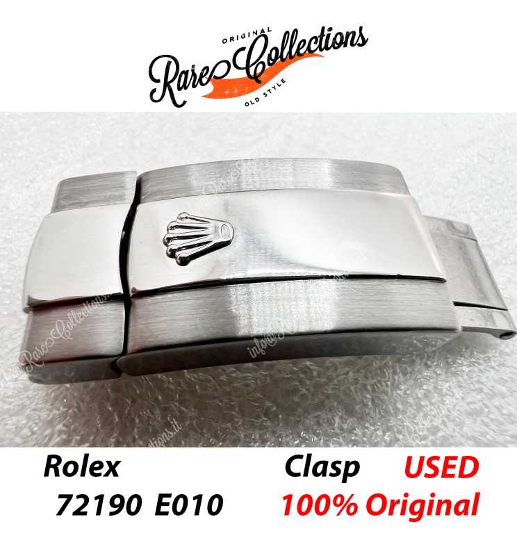USED Usato Clasp Rolex 72190 EO10 19mm Bracelet Fibbia USED Usato Clasp Rolex 72190 EO10 19mm Bracelet Fibbia