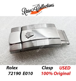 USED Usato Clasp Rolex 72190 EO10 19mm Bracelet Fibbia