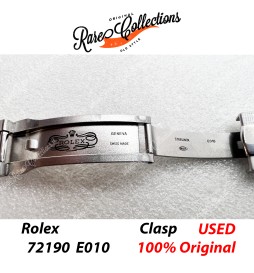 USED Usato Clasp Rolex 72190 EO10 19mm Bracelet Fibbia