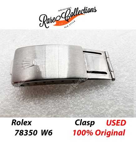 USED Usato Clasp Rolex 78350 W6 20mm Bracelet Fibbia