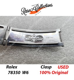 USED Usato Clasp Rolex 78350 W6 20mm Bracelet Fibbia