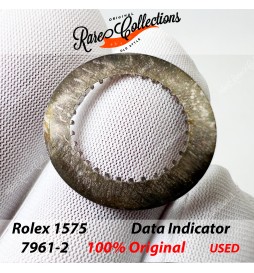 USED Usato Rolex Disco data Disk 1575 7961-2 Silver 1675 GMT .41