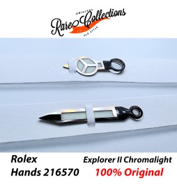 Lancette Hands Rolex 216570 Explorer II Chromalight .19