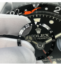 Used Usato Insert Inserto Rolex 1675 Nero/Bianco Black/White