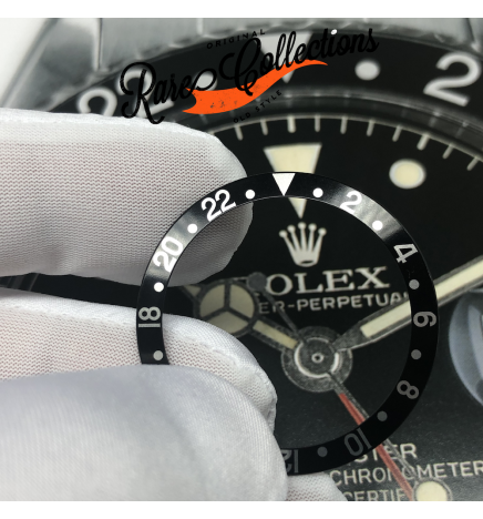 Used Usato Insert Inserto Rolex 1675 Nero/Bianco Black/White