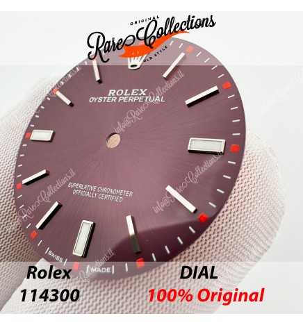 USED Usato Rolex Dial 114300 3132 RED GRADE Luminova Oyster 0030