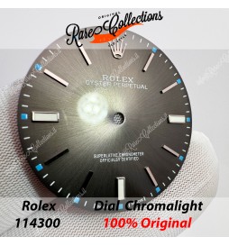 USED Usato Rolex Dial 114300 3132 BLU Luminova Oyster 0031