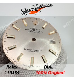 USED Usato Rolex Dial 116330 116334 3136 Silver Luminova DateJust 0062