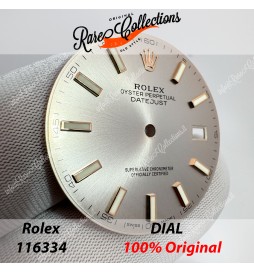 USED Usato Rolex Dial 116330 116334 3136 Silver Luminova DateJust 0062