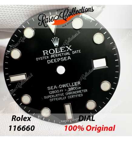 USED Usato Dial Quadrante Rolex 116660 DEEPSEA SEA-DWELLER Chromalight