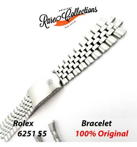 USED Usato Bracciale Bracelet Rolex 6251 Finali 55 20mm GMT