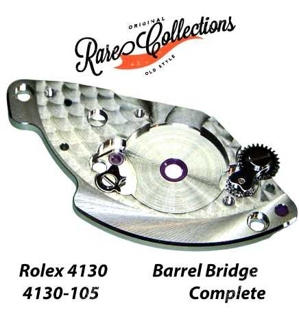 NEW Nuovo Rolex Daytona 4130-105 COMPLETE COMPLETO Barrel Bridge Ponte Bariletto