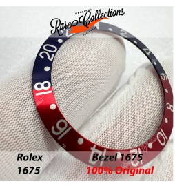 USED Usato Bezel Insert Rolex 1675 Retro Blu Grazie Inserto .0005