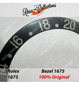 USED Usato Bezel Insert Rolex 1675 Black Ghost Inserto .0006