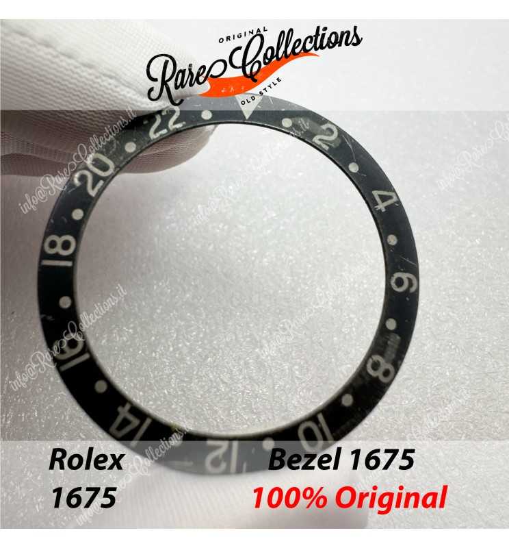 USED Usato Bezel Insert Rolex 1675 Black Ghost Inserto .0006
