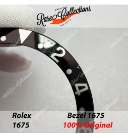 USED Usato Bezel Insert Rolex 1675  Black White Mega Inserto .0010