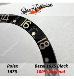 USED Usato Bezel Insert Rolex 1675  Black White Grazie Inserto .0012