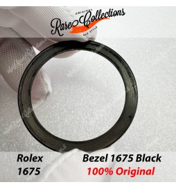 USED Usato Bezel Insert Rolex 1675  Black White Grazie Inserto .0012