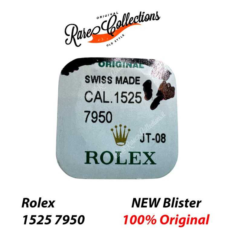 NEW Nuovo Rolex 1525 7950 Center with Cannon Pinion Ruota Centro con Pignone Calzante in Blister NEW Nuovo Rolex 1525 7950 Center with Cannon Pinion Ruota Centro con Pignone Calzante in Blister