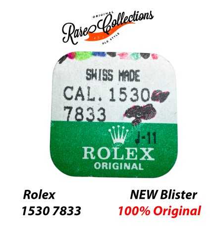 NEW Nuovo Rolex 1530 7833 Jewel for third Wheel-Lower Pietra Ruota Mediana Sotto in Blister