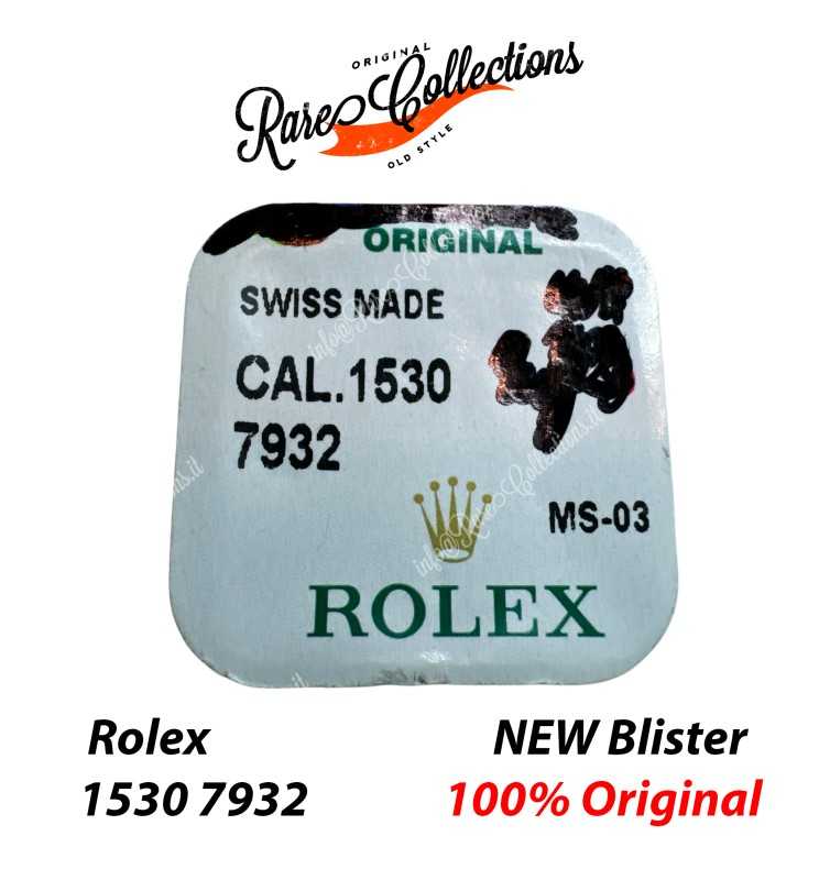 NEW Nuovo Blister Rolex In-setting Castone 1530 7932 NEW Nuovo Blister Rolex In-setting Castone 1530 7932