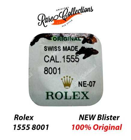 NEW Nuovo Centre Wheel with Cannon Pinion Ruota Centrale con Pignone Calzante Rolex 1555 8001 in Blister