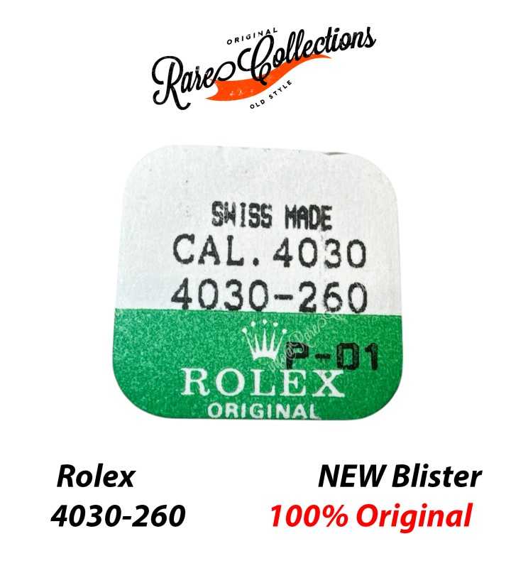 NEW Nuovo Blister Rolex Daytona 4030-260 Minute Wheel X1 Ruota Minuti NEW Nuovo Blister Rolex Daytona 4030-260 Minute Wheel X1 Ruota Minuti
