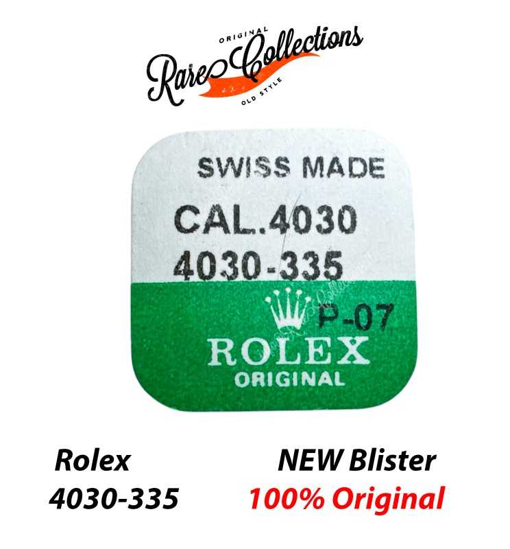 NEW Nuovo Blister Rolex Daytona 4030-335 Central Wheel with Pinion Ruota Centro