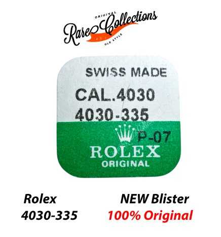 NEW Nuovo Blister Rolex Daytona 4030-335 Central Wheel with Pinion Ruota Centro
