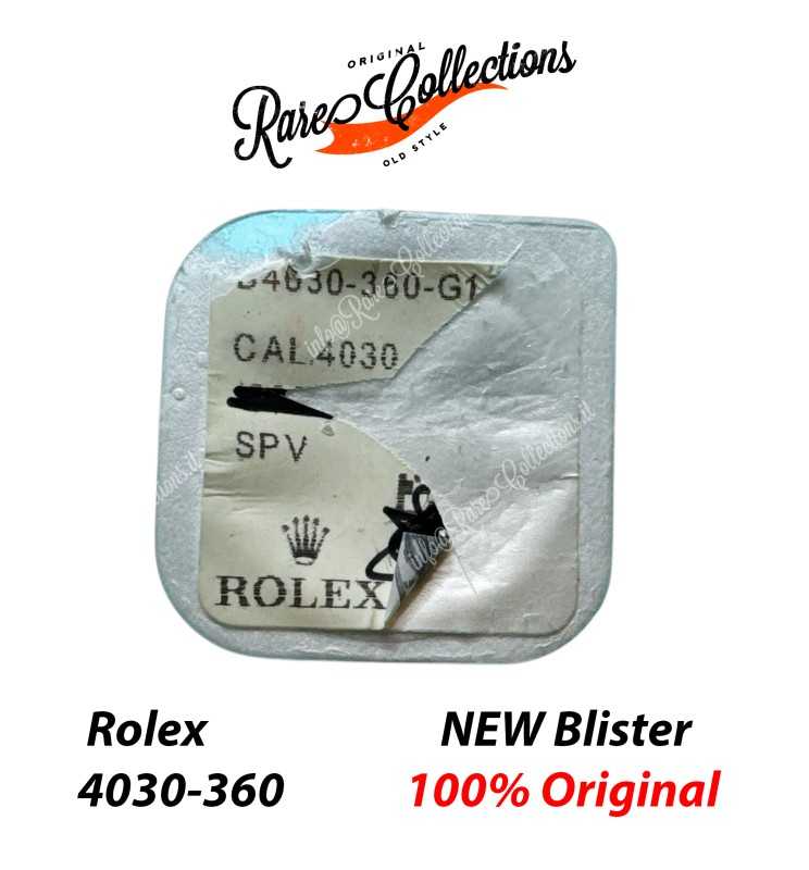 NEW Nuovo Blister Rolex Daytona 4030-360 Second Wheel X1 Seconda Ruota NEW Nuovo Blister Rolex Daytona 4030-360 Second Wheel X1 Seconda Ruota