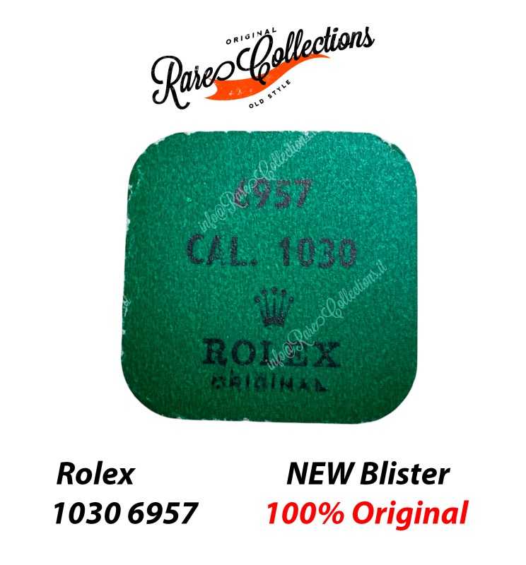 Nuovo Blister Rolex 1030 6957 Screw for Click Vite cricco