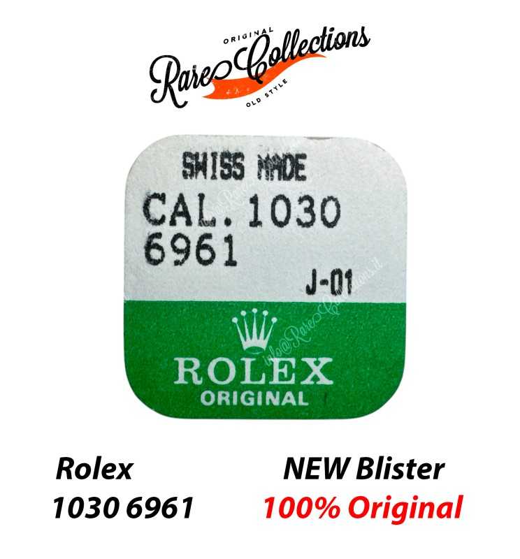 Nuovo Blister Rolex 1030 6961 Setting Lever Spring Molla per Leva di regolazione X1