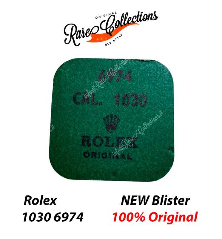 NEW Nuovo Blister Rolex 1030 6974 Screw for fixing the movement head bevelled