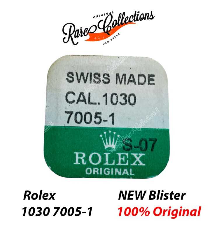 NEW Nuovo Blister Rolex 1030 7005-1 Intermediate sole for selfwinding mechanism