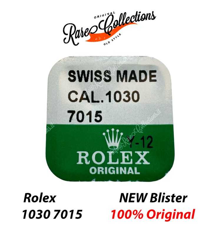 NEW Nuovo Blister Rolex 1030 7015 Rotor Bolt Axle Bullone Asse rotore
