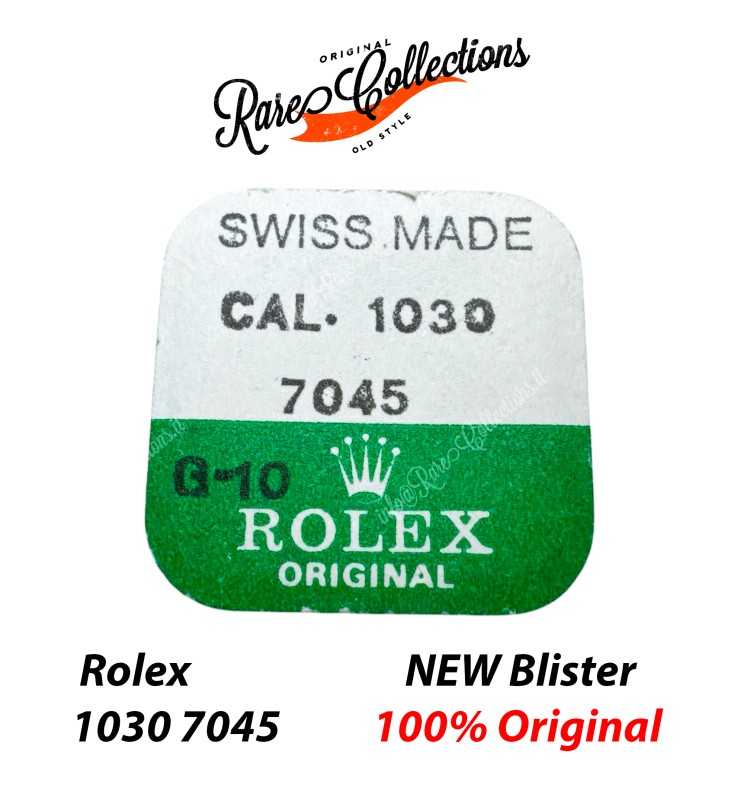 NEW Nuovo Blister Rolex 1030 7045 Duofix device for escape wheel upper NEW Nuovo Blister Rolex 1030 7045 Duofix device for escape wheel upper