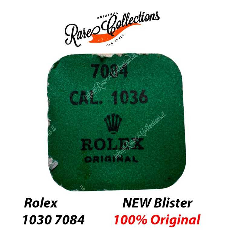 NEW Nuovo Blister Rolex 1036 7084 Date Jumper Scatto data
