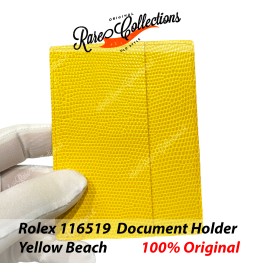 USED Usato Rolex Document Holder Daytona Beach 116519 Yellow
