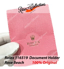 USED Usato Rolex Document Holder Daytona Beach 116519 Rose