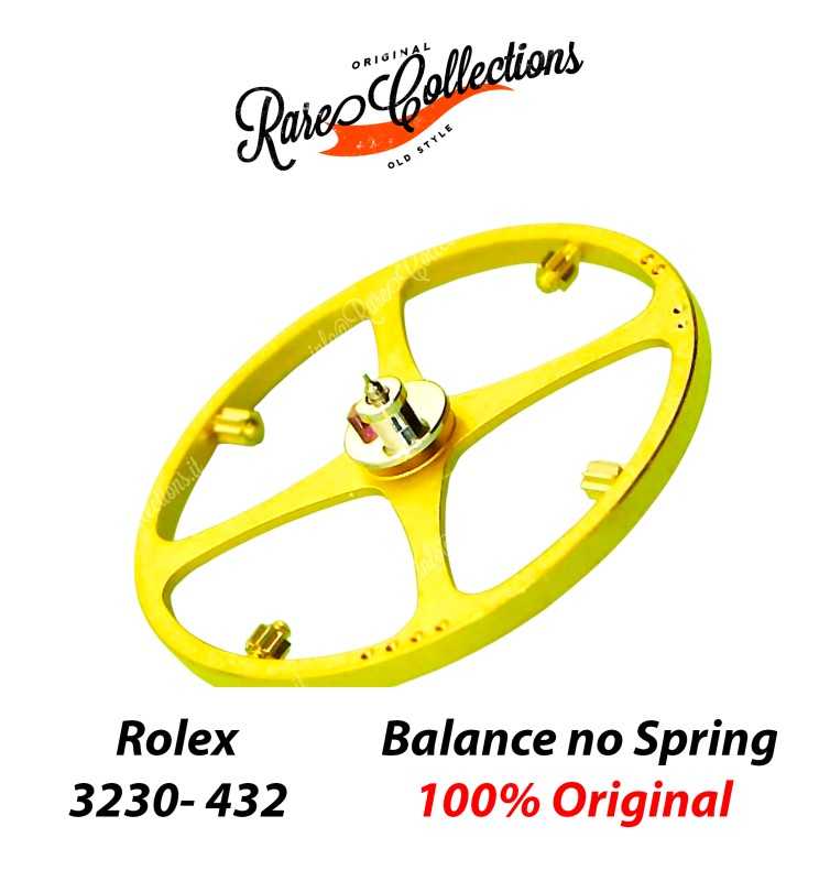 NEW Rolex Balance 3235 432 Volantino Bilanciere Asse OK No spirale 3235 3255 3285 NEW Rolex Balance 3235 432 Volantino Bilanciere Asse OK No spirale 3235 3255 3285