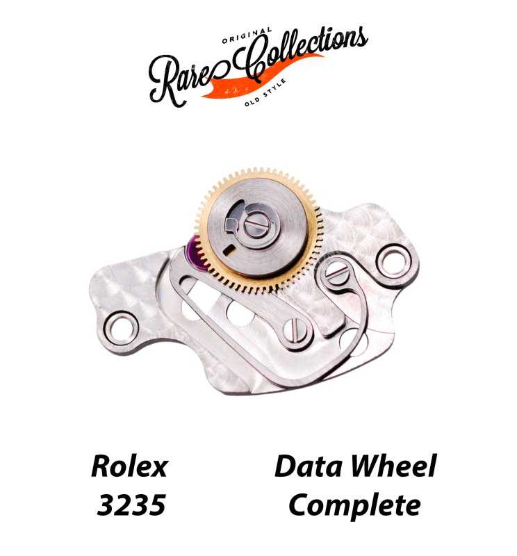 NEW Nuovo Rolex 3235-625 Assembly Data Wheel Mounted Ruota Data NEW Nuovo Rolex 3235-625 Assembly Data Wheel Mounted Ruota Data