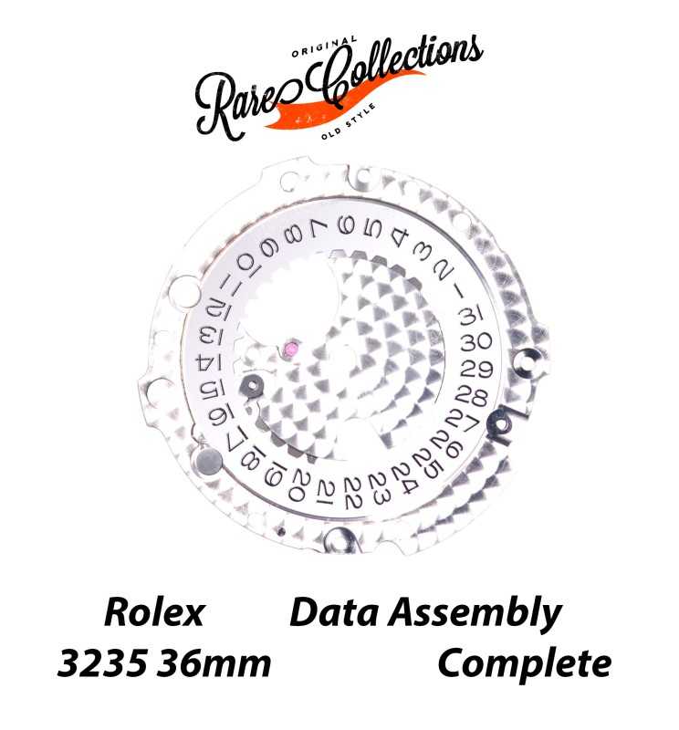 NEW Nuovo Data Indicator White Complete Rolex 3235 Indicatore Data 36 mm