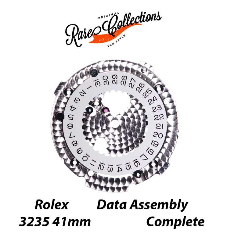 NEW Nuovo Data Indicator White Complete Rolex 3235 Indicatore Data DateJust 41mm