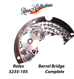 NEW Nuovo Rolex 3235-105 Barrel Bridge Complete Ponte Bariletto completo